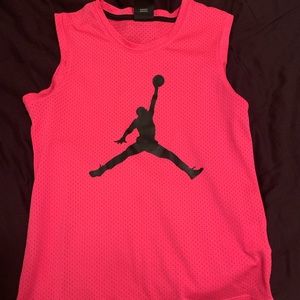 Hot pink Jordan Tank girls 10-12